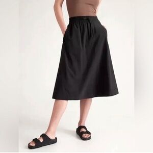 NEW Athleta Arrival Skirt || Black size 18